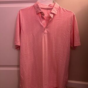 johnnie-O Light Pink Polo Shirt